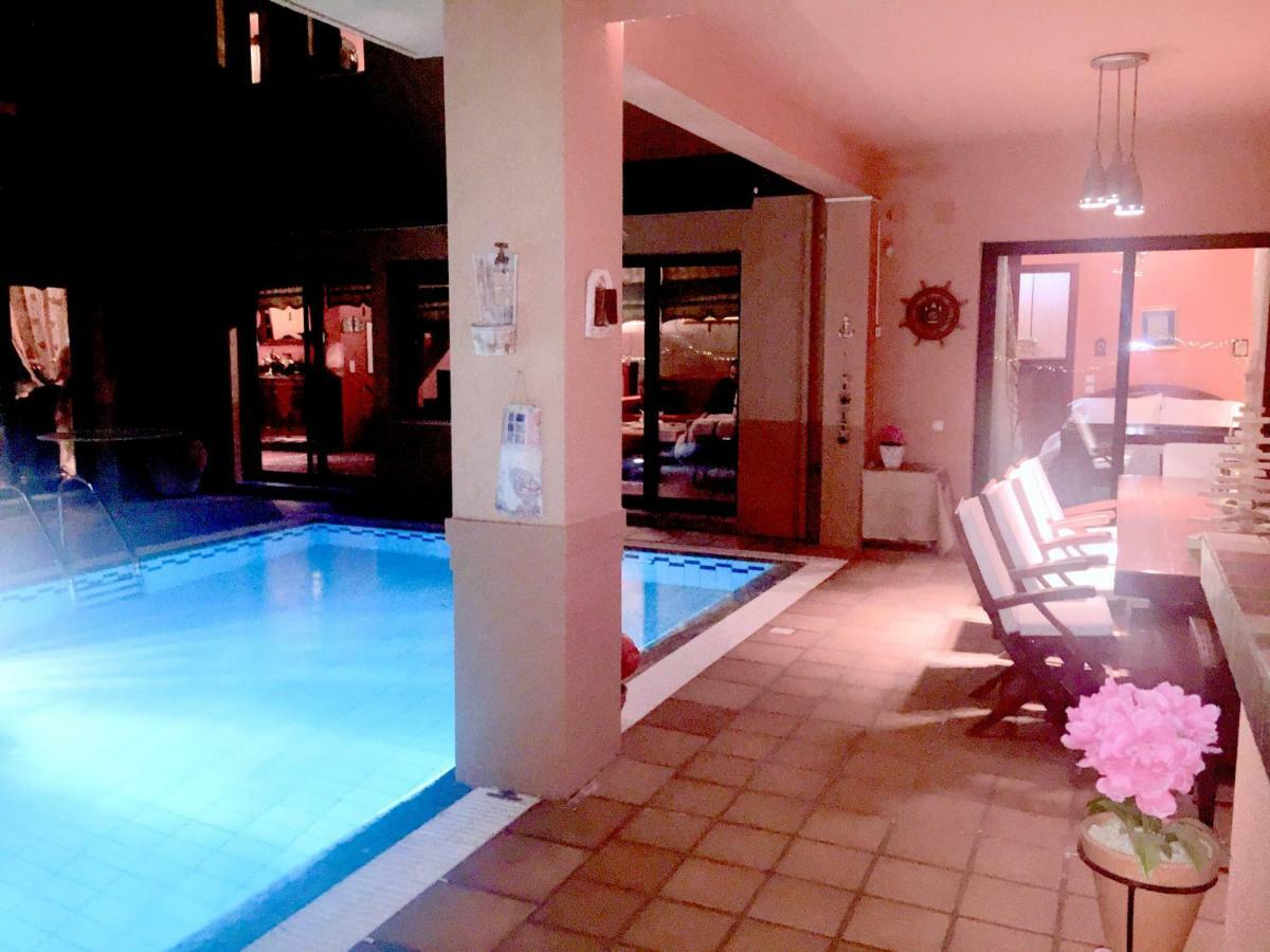 4-Seasons Pool Villa Near Meteora Tríkala Dış mekan fotoğraf