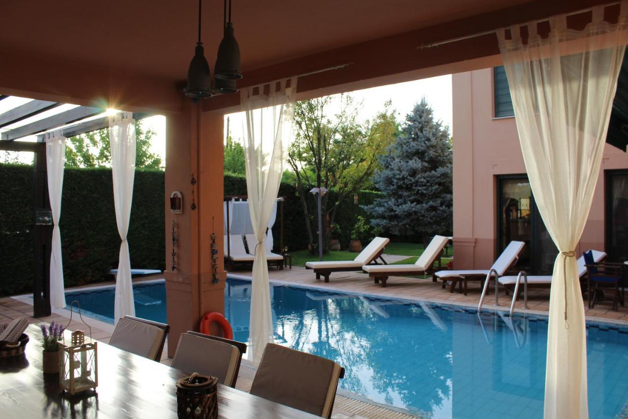 4-Seasons Pool Villa Near Meteora Tríkala Dış mekan fotoğraf